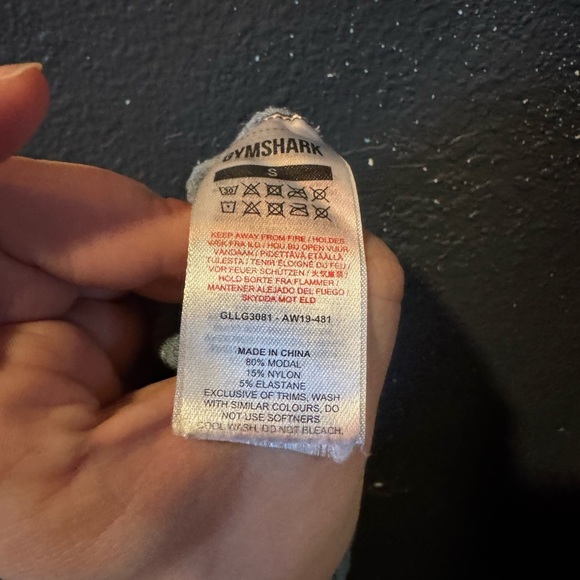 Gymshark Gray Green Leggings High Waist Streamlined - Picture 6 of 6